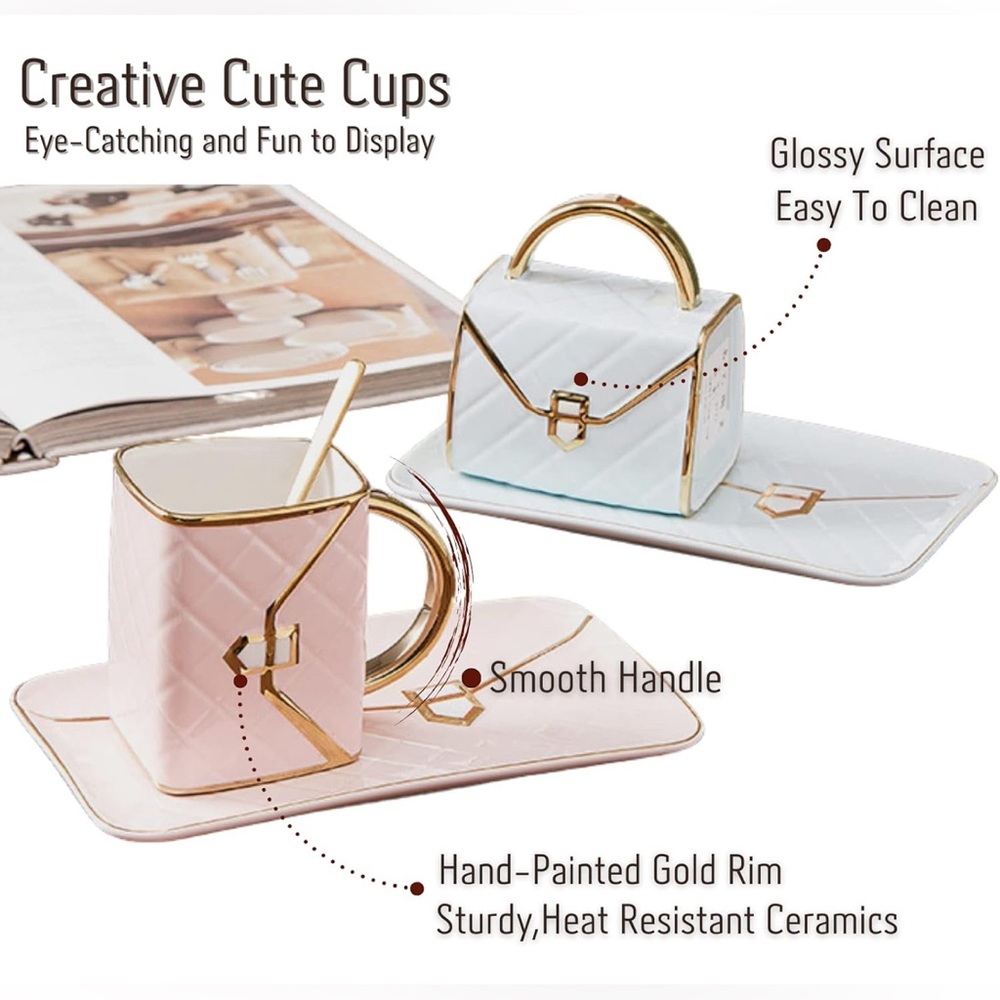 NEW! Unique purse tea set 🫖👛 - Picture 6 of 7